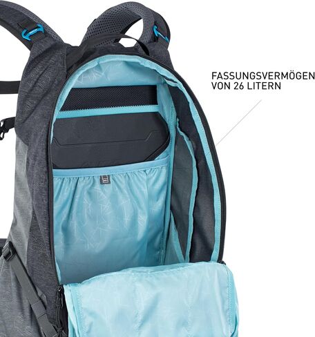 EVOC Rucksack Backpacks, Black/Carbon Grey, Small-Medium-26L in Saudi Arabia