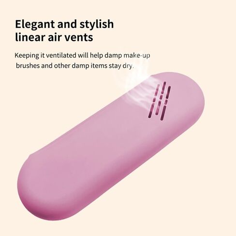 Serendishi Silicone Makeup Brush Holder,Travel Makeup Bag,Magnetic Cosmetic Bag,Travel Makeup Brush Case, Makeup Organizer Travel Essentials for Valentine's Gifts in Saudi Arabia