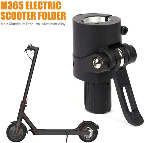 قاعدة عمود قابلة للطي ومجموعة وسادة خانق وغطاء مسند من السيليكون متوافق مع M365/PRO/PRO2/1S - سبائك ألومنيوم متينة، سهلة التركيب، أداء وحماية معززة، أسود in Kuwait