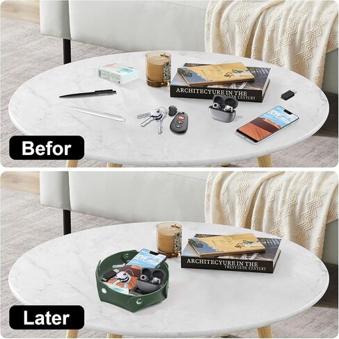 PU Leather Tray Jewelry Tray,Table Tray Bedside Nightstand Desk Tray,Decorative Portable Entryway Desktop Catchall Trays for Phone Wallet Coin Change Nightstand Key Tray (Red) in Saudi Arabia