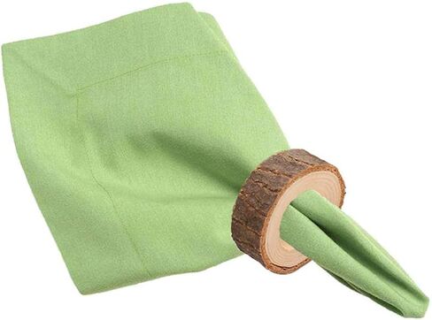 Handcrafted Rustic Wood Napkin Rings for Dinner Table Decoration, Set of 12 in Saudi Arabia