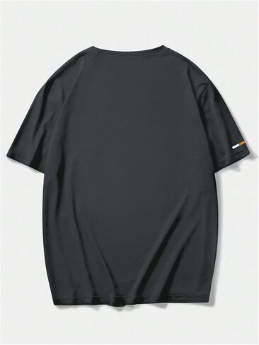 SOLY HUX Men's Letter Graphic Tee Tops Vintage Short Sleeve Crew Neck T Shirts Summer in Saudi Arabia