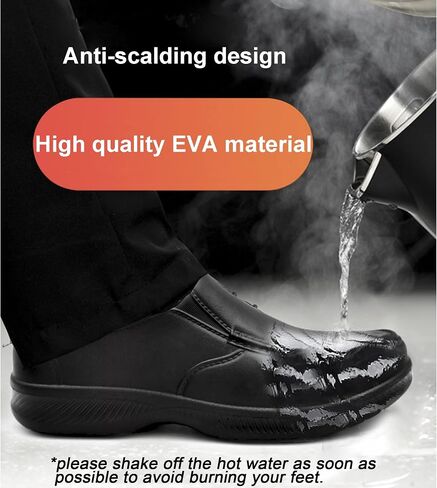 Premium Kitchen Chef Shoes, Garden Work Clog Non Slip Oil/Water Resistant for Garden Hospital Restaurant Work Shoes (adult, men, numeric_9_point_5, numeric, us_footwear_size_system, medium) in Saudi Arabia