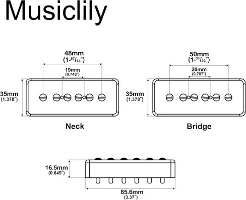 Artec ASA90 Alnico 5 P90 Soapbar Single Coil Pickup Electric Guitar Bridge Pickup 7.5K, Black in Saudi Arabia