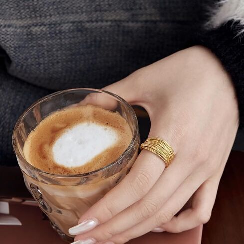 S925 sterling silver ring female ins niche design multi-layer silver rope open ring ring in Saudi Arabia