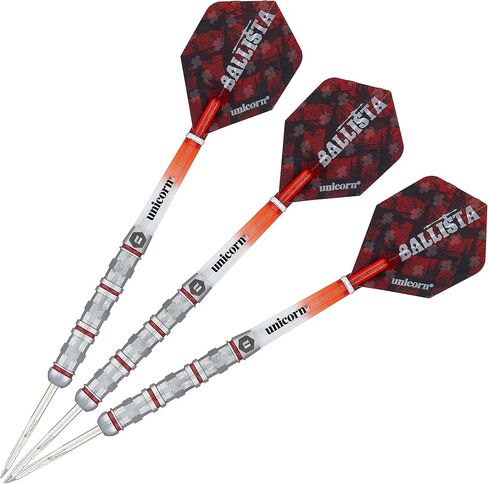 ‎Unicorn Steel Tip Darts Set | Ballista | 90% Natural Tungsten Barrels & Volute Points | 21g, 22g, 23g, 24g, 25g or 26g in Saudi Arabia