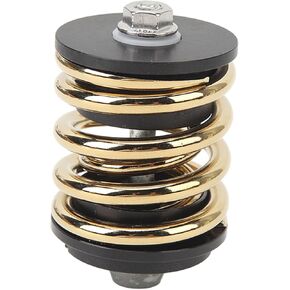 Folding Bike Rear, Mountain Folding Bike Rear Suspension Shock Spring Absorber, DurableAdjustable Damping Hydraulic Rear Shocks for Brompton (Gold)