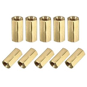 uxcell M3x10 Female-Female Hex Brass PCB Motherboard Spacer Standoff for FPV Drone Quadcopter, Computer & Circuit Board 30pcs