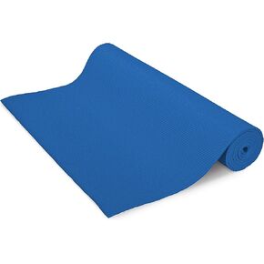 (Royal Blue) - Bean Yoga Mat Extra Thick 1/4 inch (6mm), Extra Long 72 inch, Premium Sticky Mat, Non-Toxic SGS certified, Yoga Monster