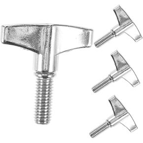 SUPVOX 4pcs Cymbal Repairing Tool Drum Cymbal Nuts Drum Nuts Percussion Cymbal Nuts Wing Screw for Drum Instrument Nuts Drums Wing Screw Cymbal Tool Wing Nuts Metal Repair Tool