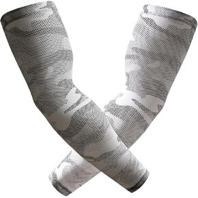 Arm Sleeves for Men Compression Cooling Sleeve for Football baseball Volleyball UV Sun Protection Arm Cover