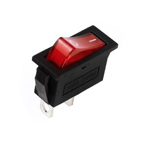 Toggle Switches, Boat Rocker Switch 2 Pin 2 Position Toggle Switch On/Off AC, 250V/15A 125V/20A SPST Rocker Toggle Switch, 30x1,（Aicosineg）