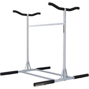DualFlow3 Tools-Free Double Sided Storage System - Kayak Storage Rack Shelf for 3 Kayaks or 3+ SUP