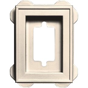 Builders Edge 130130002021 Mounting Block, Sandstone Beige