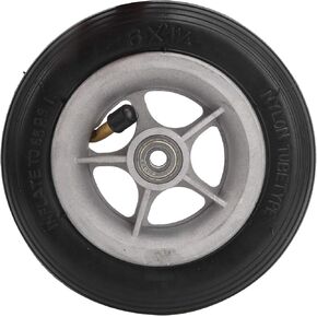 Electric Scooter Tyre, 6inch 6x1 1/4 6in Rubber Wheel WearResisting for Tire Accessories for Tire Replacement