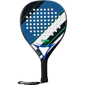 Franklin Sports Padel Racket - Aurora Tennis Racket - Carbon Fiber Padel Paddle with Foam Core - MAX Grit Technology - 365g Paddle - Performance Paddle for Intermediate + Advanced Skill