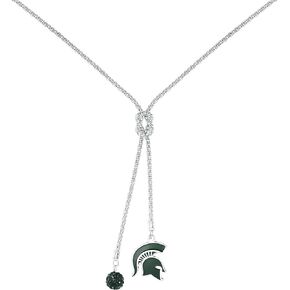 NCAA Michigan State Spartans Infinity Knot Pendant Necklace