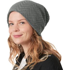 CHARM Slouchy Sweater Beanie Hat - Womens Winter Slouch Knit Cap Mens Skull Cap