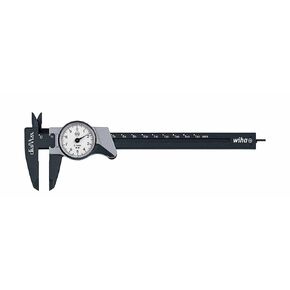 Wiha 41102 Metric 150mm Dial-Max Caliper With 0.1mm Resolution