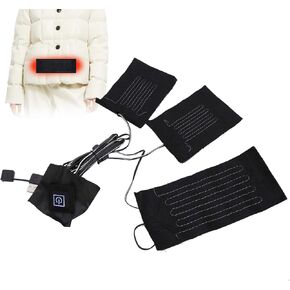 Electric Heated Pad, 3 In 1 Usb Electric Heating Pads Far Clothes Vest Jacket Pads Heater Sheet For Heating Pads Heating-Pads For Cold Winter Outdoor Activities