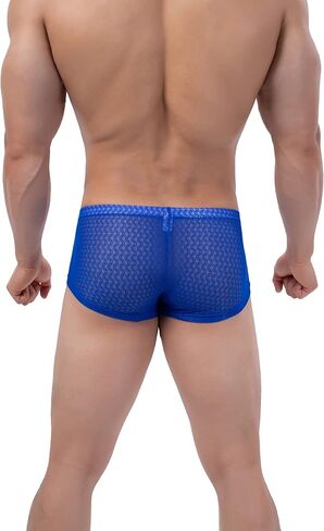 ملابس داخلية مثيرة للرجال من Hanhepee شفافة من خلال ملابس داخلية منتفخة وسروال داخلي من الدانتيل الناعم in Kuwait