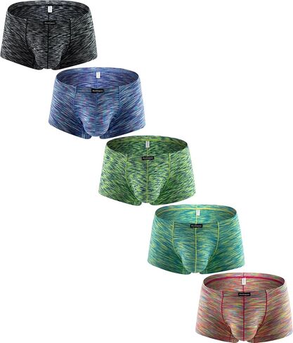Mens Active Trunks Underwear Polyester Boxer Briefs Short Leg Comfortable in Saudi Arabia