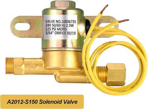 صمام استبدال مرطب الهواء بصمام الملف اللولبي A2012-S150 متوافق مع Aprilaire 220، 224، 400، 440، 550، استبدال B2035-S2 B2035-S5 B2035-S54، 24 فولت، 60 هرتز، 125 رطل لكل بوصة مربعة in Saudi Arabia