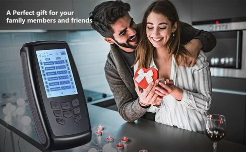 وحدة TENS EMS للنبض الإلكتروني ثنائي القناة عالي الطاقة والعلاج بالضوء الأحمر لتدليك تحفيز العضلات وتخفيف الألم. وحدة TENS لتحفيز العضلات مع 8 وسادات كهربائية وصندوق تخزين in Saudi Arabia