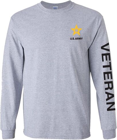 Officially Licensed United States Army Veteran Long Sleeve T-Shirt in Saudi Arabia