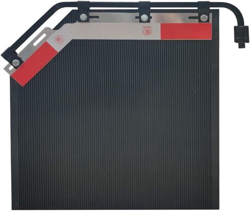 شرائط ألواح عاكسة من سبائك الألومنيوم مع شريط عاكس لرفرف الطين لمقطورة نصف شاحنة، ملصق تحذير تحذيري للسلامة 24 بوصة × 3 بوصة 2 قطعة in Kuwait