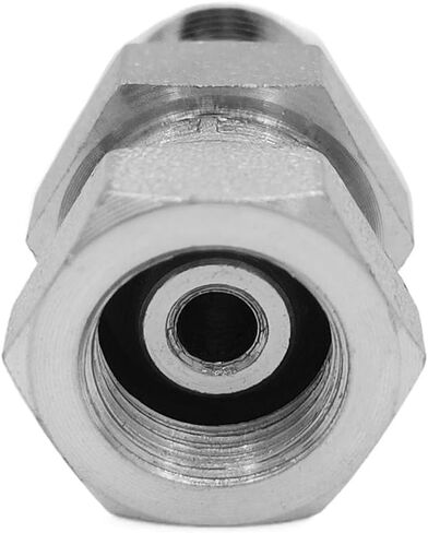 (4-PACK) 1404-02-02 تركيب محول خرطوم هيدروليكي 1/8 بوصة ذكر (1/8 بوصة -27NPTF) × 1/8 بوصة دوارة أنثى (1/8 بوصة -27NPSM) SAE وصلات أنابيب مستقيمة وصلة أنبوب من الفولاذ الكربوني in Kuwait
