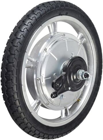 AlveyTech Rear Wheel Assembly with Hub Motor - Compatible with Razor Ecosmart Metro HD & Metro SUP Electric Scooters - Pneumatic Tread Tire, 350W Brushless Motor - Excellent Road Grip in Saudi Arabia