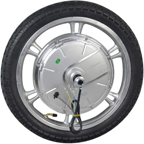 AlveyTech Rear Wheel Assembly with Hub Motor - Compatible with Razor Ecosmart Metro HD & Metro SUP Electric Scooters - Pneumatic Tread Tire, 350W Brushless Motor - Excellent Road Grip in Saudi Arabia