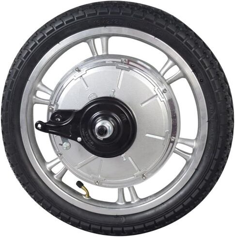 AlveyTech Rear Wheel Assembly with Hub Motor - Compatible with Razor Ecosmart Metro HD & Metro SUP Electric Scooters - Pneumatic Tread Tire, 350W Brushless Motor - Excellent Road Grip in Saudi Arabia