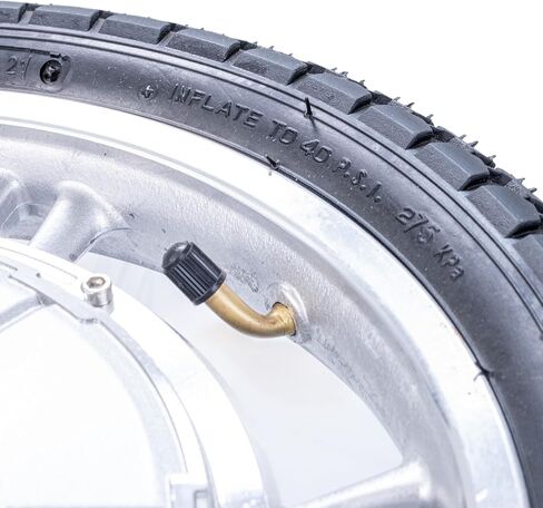 AlveyTech Rear Wheel Assembly with Hub Motor - Compatible with Razor Ecosmart Metro HD & Metro SUP Electric Scooters - Pneumatic Tread Tire, 350W Brushless Motor - Excellent Road Grip in Saudi Arabia