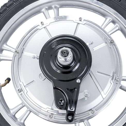 AlveyTech Rear Wheel Assembly with Hub Motor - Compatible with Razor Ecosmart Metro HD & Metro SUP Electric Scooters - Pneumatic Tread Tire, 350W Brushless Motor - Excellent Road Grip in Saudi Arabia