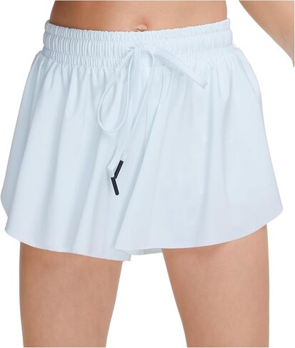 Girl Kids Flowy Shorts with Pocket Youth Butterfly Athletic Shorts Running Titness Shorts Active Workout Sports in Saudi Arabia