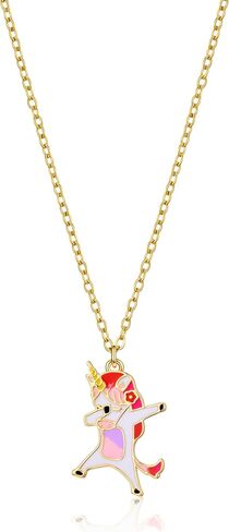 Initial Funny Unicorn Necklace Gifts for Girls, Gold Plated Initial Unicorn Necklace Christmas Birthday Gifts for Girls Cute Unicorn Gifts for Girls Teen Girls in Kuwait