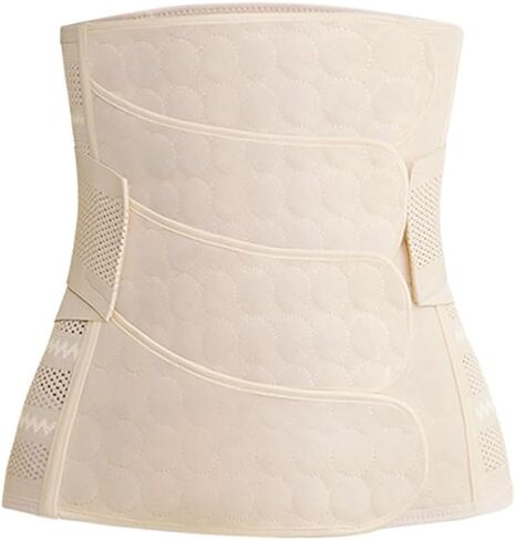 Postpartum Belly Band – Skin-Friendly Fabric & Adjustable Belly Band, Suitable for Vaginal & Cesarean Deliveries, Abdominal Binder-Postpartum Essentials (Nude,L) in Saudi Arabia