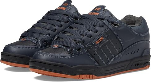 Globe Men's Fusion Skate Shoe, Phantom/Burnt Orange, 13 in Saudi Arabia