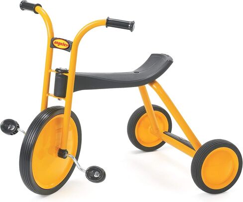 دراجة Angel MyRider Midi Trike، باللون الأصفر - مثالية للراكبين المبتدئين الذين تتراوح أعمارهم بين 3 سنوات فما فوق، وتشجع على اللعب النشط، وتدعم ما يصل إلى 70 رطلاً، وتصميم متين، وميزات أمان مدمجة، وركوب مريح، وإطارات صلبة in Kuwait