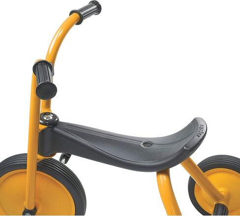 دراجة Angel MyRider Midi Trike، باللون الأصفر - مثالية للراكبين المبتدئين الذين تتراوح أعمارهم بين 3 سنوات فما فوق، وتشجع على اللعب النشط، وتدعم ما يصل إلى 70 رطلاً، وتصميم متين، وميزات أمان مدمجة، وركوب مريح، وإطارات صلبة in Kuwait