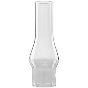 Light of Mine | 1 1/4" X 4 1/2" Oil Lamp Globe Replacement Lamp | Oil Lamp Chimney | Hurricane Lamp Glass Replacement | Clear Smooth Top Chimney for Japanese Burners