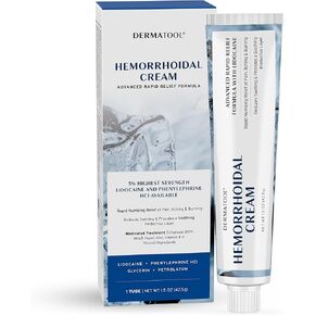 Hemorrhoid Treatment - Hemorrhoid Cream with 5% Lidocaine & Phenylephrine, Aloe - Hemorrhoid Shrinking Treatment - Rapid Relief of Pain, Swelling, Bleeding, Itching and Burning - Fissure & Hemorrhoids in Saudi Arabia