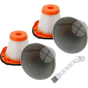 قطعتان من الفلتر البديل لطرازات المكنسة الكهربائية اليدوية اللاسلكية BLACK+DECKER 20V MAX POWERCONNECT BCHV001C1 BCHV001D1 BCHV001B، قارنها بالجزء N900287 in Kuwait