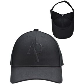 FIT BY A.D. Backless Baseball Cap, Satin Lined Cap for Men and Women