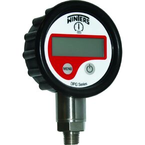 Winters DPG223 DPG Series Digital Pressure Gauge, ABS Case, Rubber Boot, Stainless Steel Socket, 2.5" Dial, 0-5000 psi