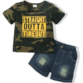 Toddler Baby Boy Clothes Summer Outfits Infant Short Sleeve Shirt Shorts Set Toddler Clothes For Boys