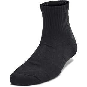 Under Armour Kids' Youth Training Cotton Quarter Socks (6 Pairs)