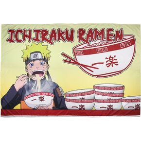 JUST FUNKY Naruto Shippuden Tapestry Wall Art Hanging Decor Anime Ichiraku Ramen 53" x 81"